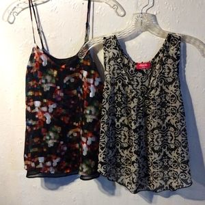 Bundle of 2 silky tank tops
